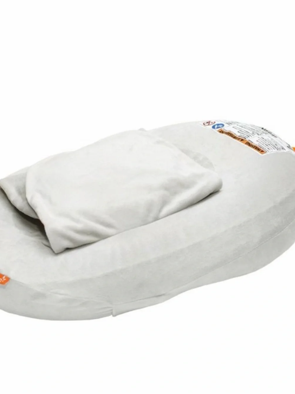 Boon PUFF+  inflatable bather  - Light Gray